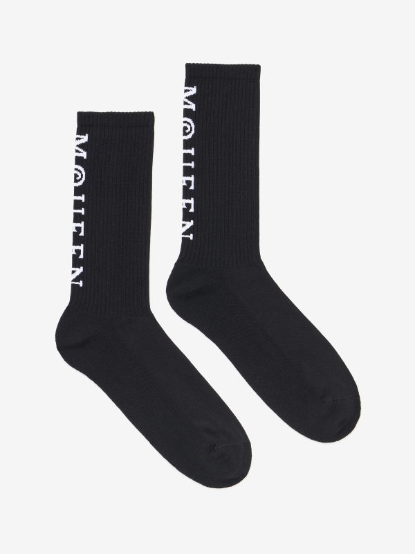 ALEXANDER MCQUEEN - McQueen Logo Socks - Item 8375084720Q6460
